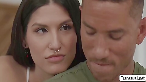 Barebacked and hard cock sucking for my hot brunette