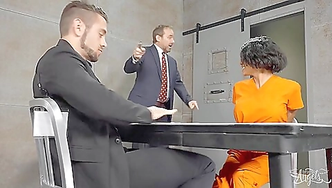 Tattooed brunette latina gets her big cock stuffed