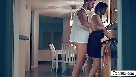 Brandy feels good when her stepbrother fucks her tight cunt