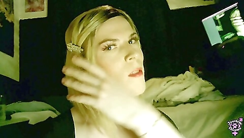 Blonde anal sex with a dildo in amateur amateur sex clip